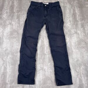 Mountain Khakis Lodo Slim Fit Tailored Pants Mens 31x32 Blue Cotton Blend